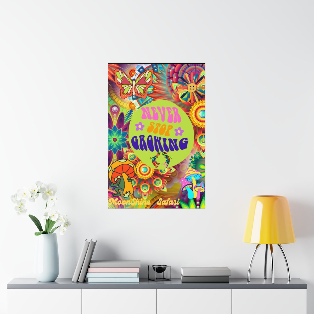 MoonSHine Safari Groovy Premium Matte Vertical Posters I