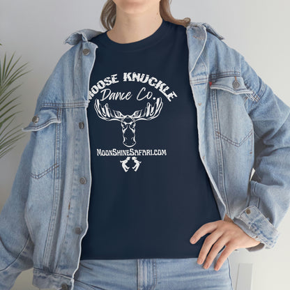 MoonShine Safari Moose Knuckle Dance Co Unisex Heavy Cotton Tee