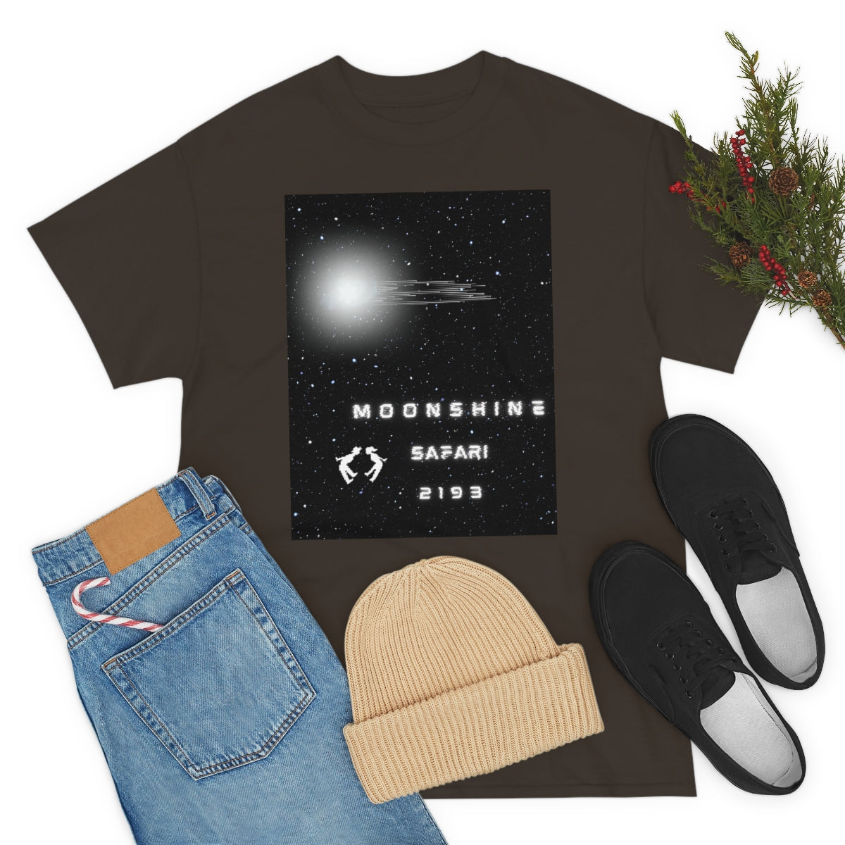 MoonShine Safari Spaceship Unisex Heavy Cotton Tee