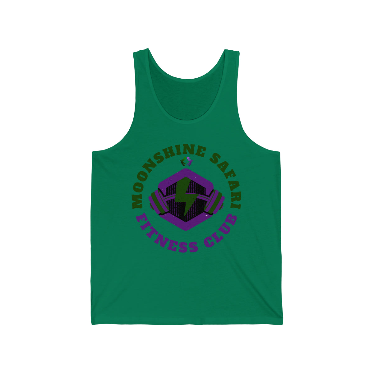 MoonShine Safari Fitness Center Unisex Jersey Tank