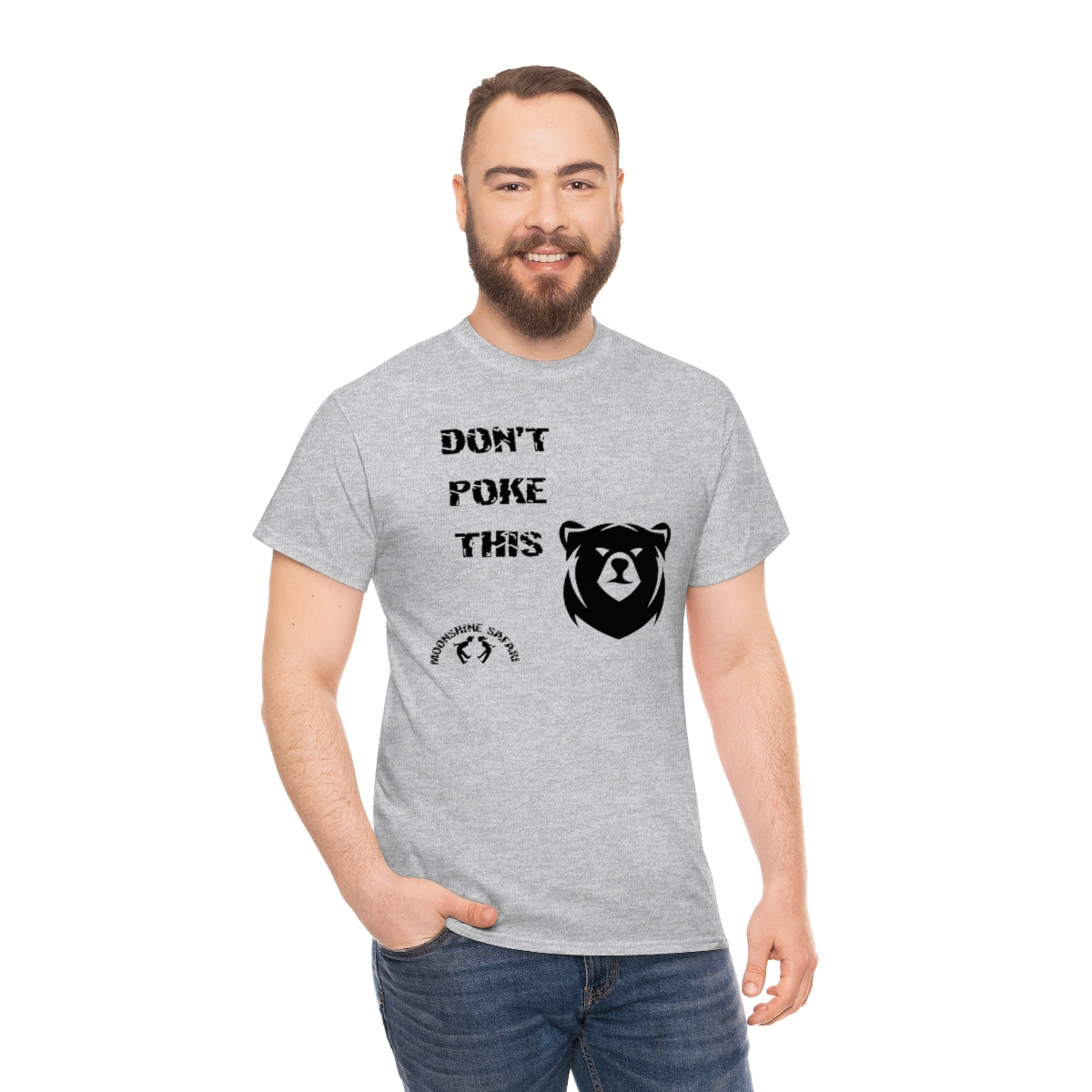 MoonShine Safari Dont Poke Unisex Heavy Cotton Tee