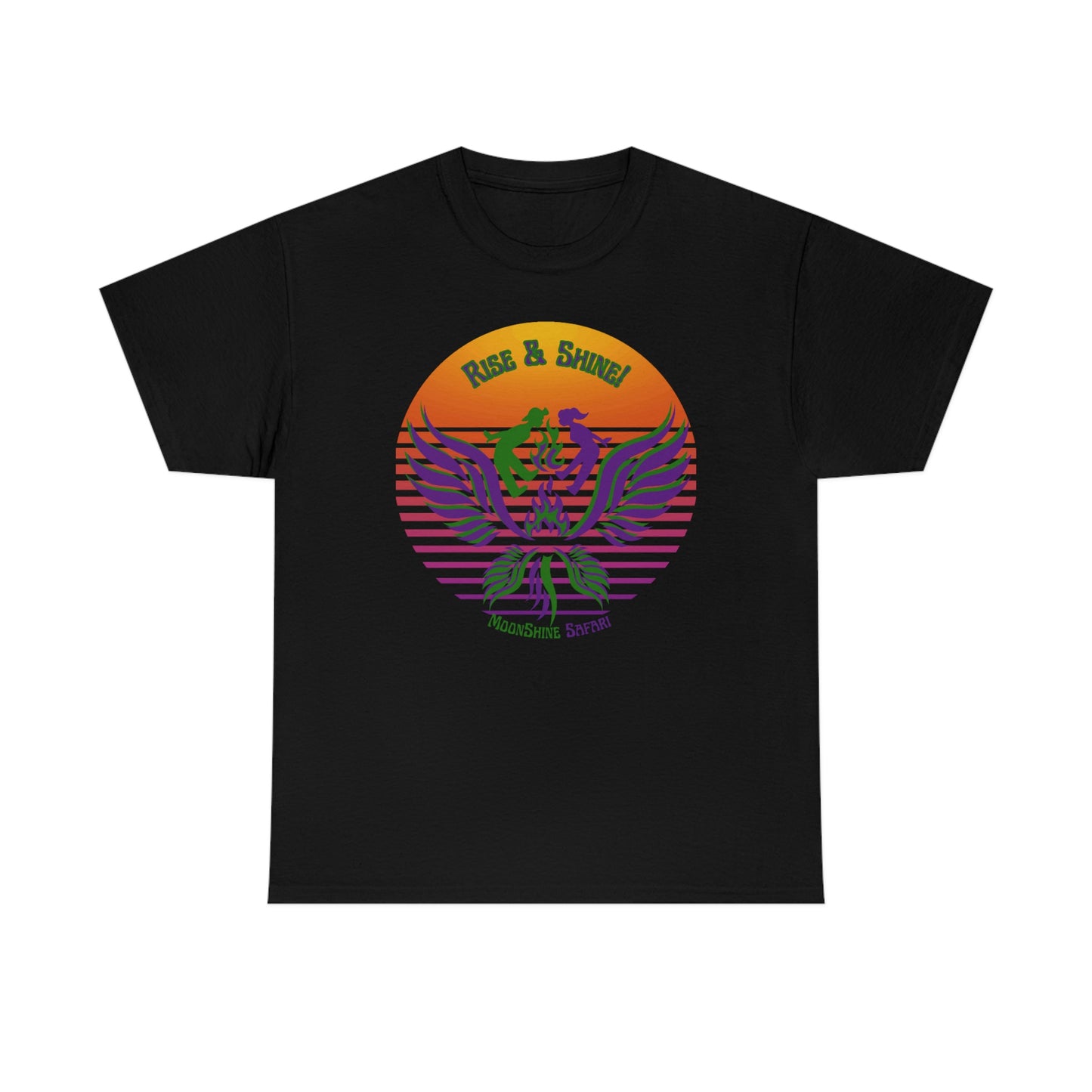 MoonShine Safari "Sun" Rise & Shine Unisex Heavy Cotton Tee