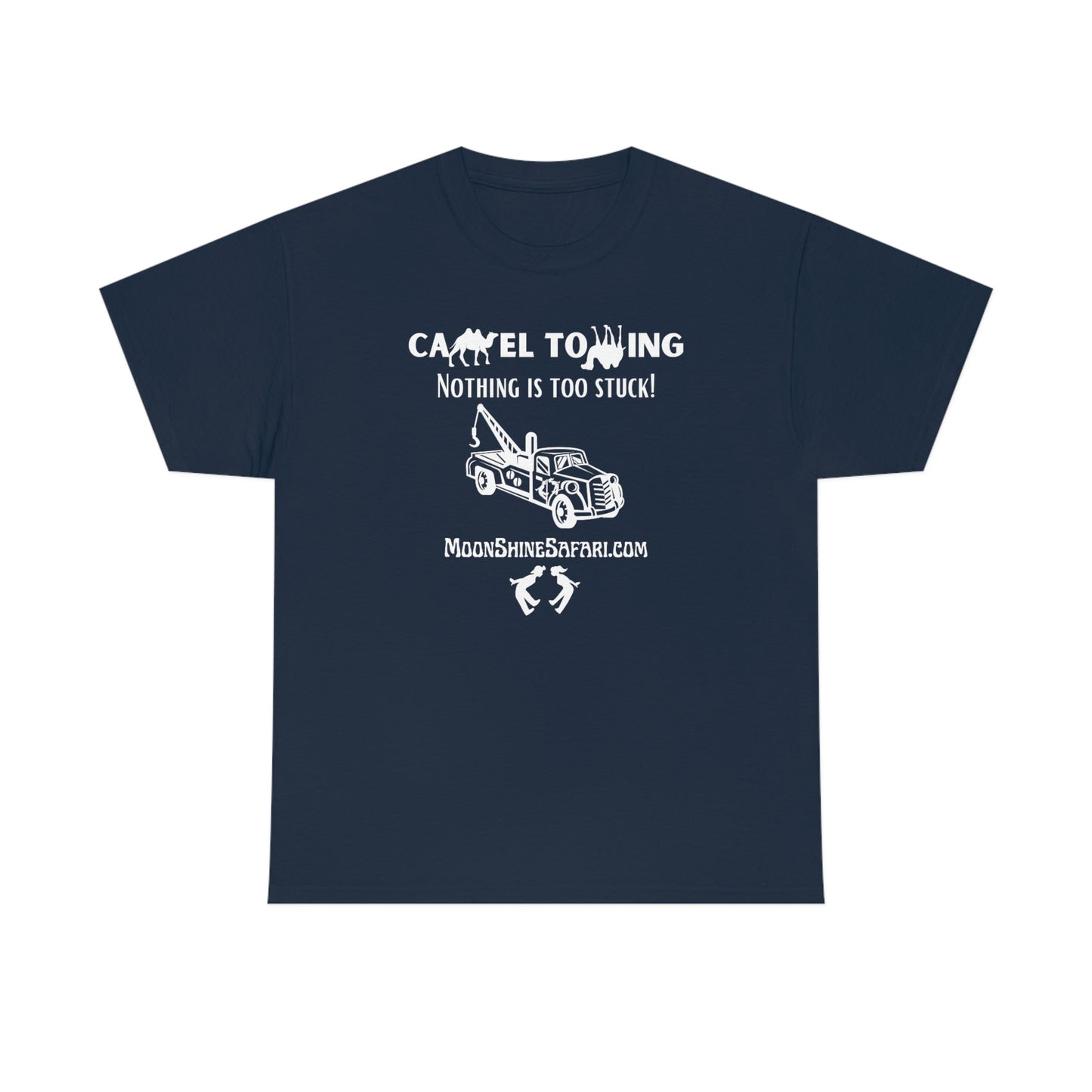 MoonShine Safari Camel Towing Unisex Heavy Cotton Tee