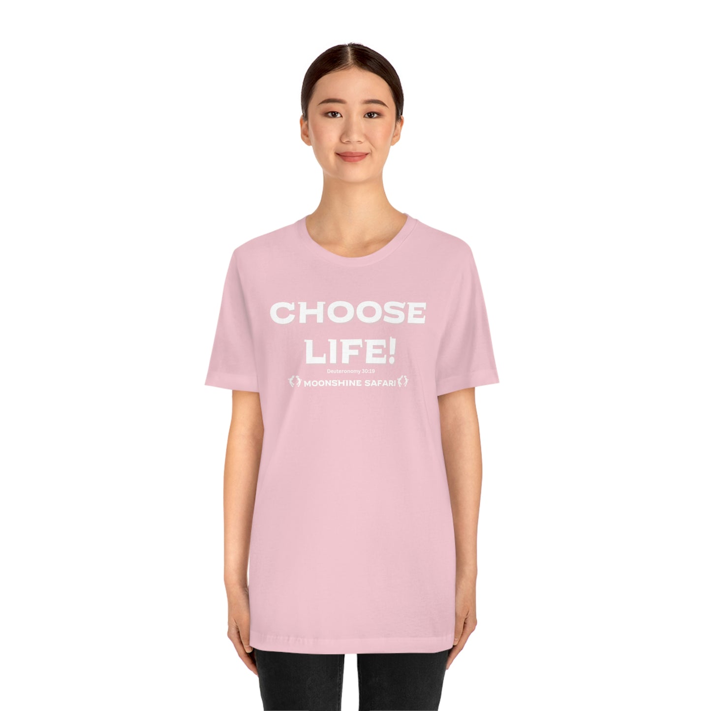 MoonShine Safari Choose Life! Unisex Jersey Short Sleeve Tee