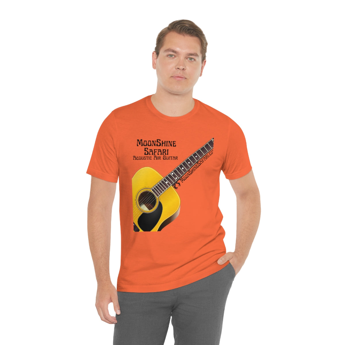 MoonShine Safari Air Acoustic Guitar Unisex Jersey Short Sleeve Tee