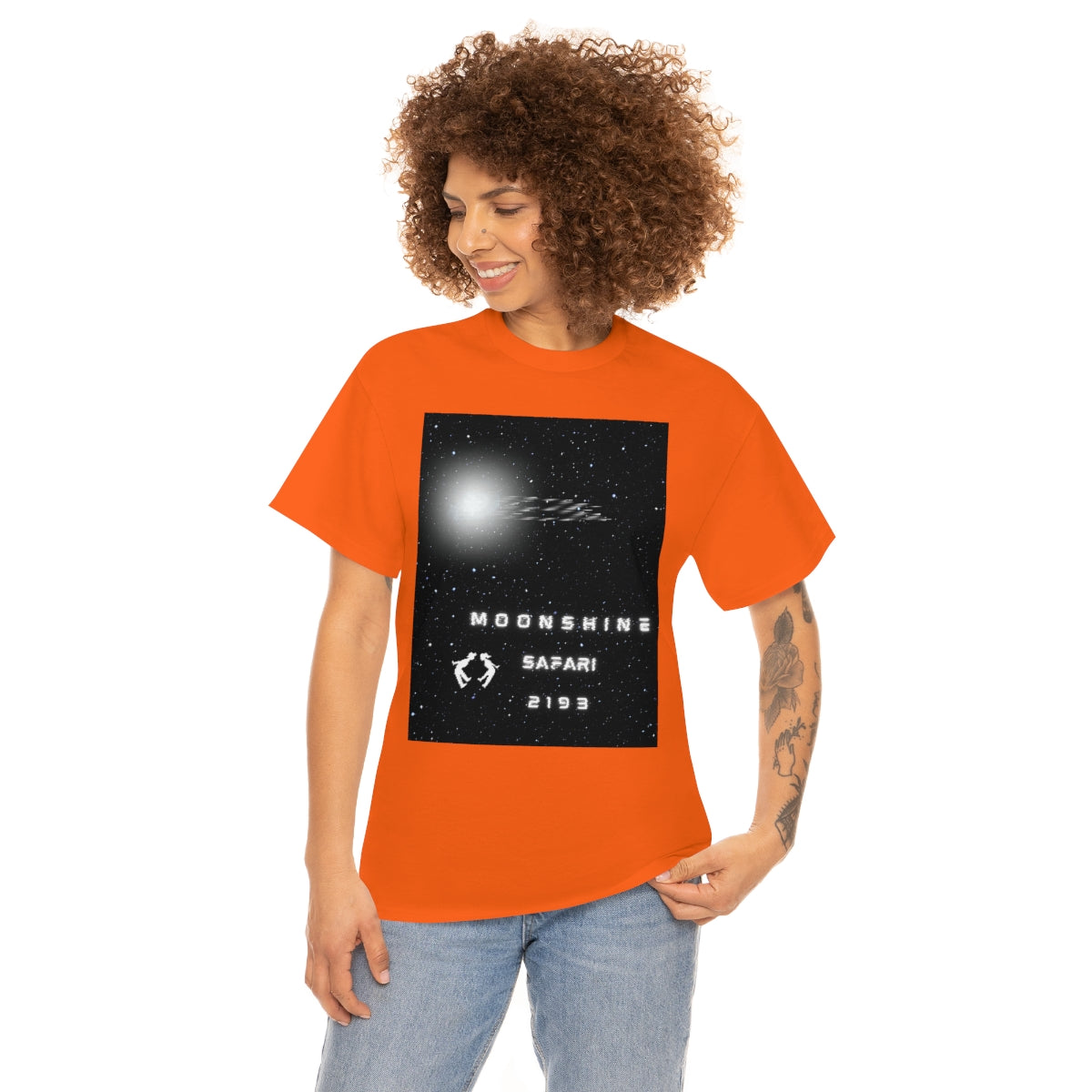 MoonShine Safari Spaceship Unisex Heavy Cotton Tee