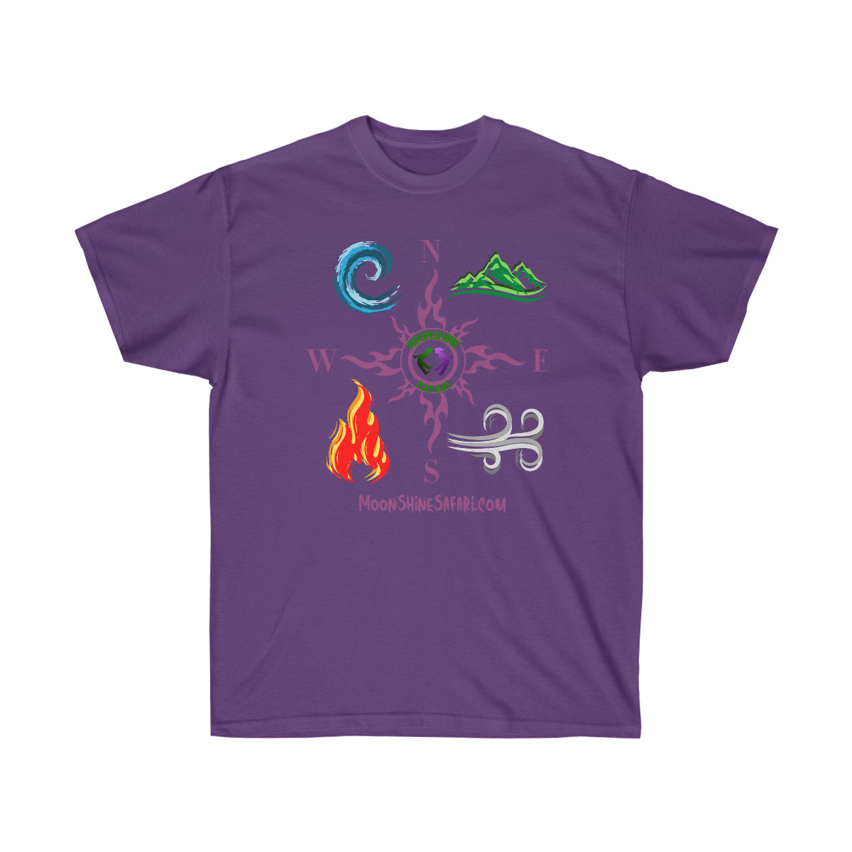 MoonShine Safari 4 Elements Unisex Ultra Cotton Tee