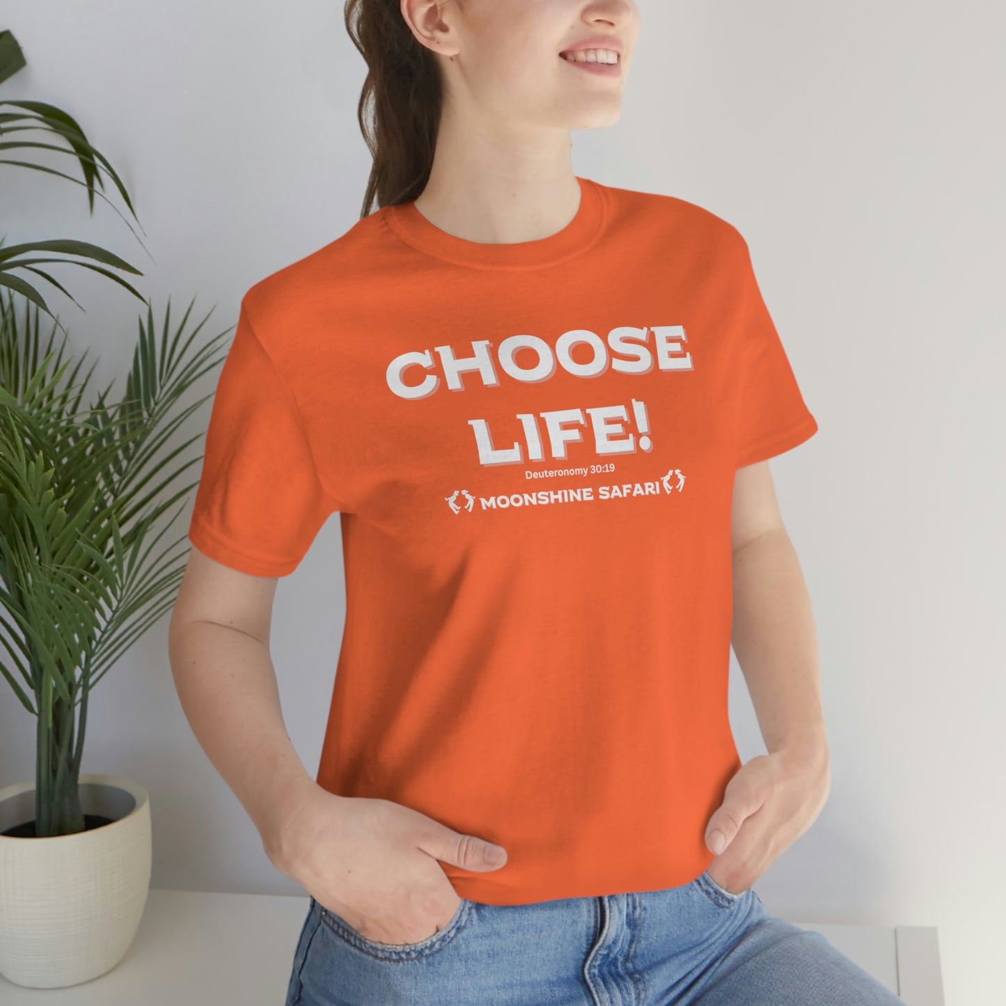 MoonShine Safari Choose Life! Unisex Jersey Short Sleeve Tee