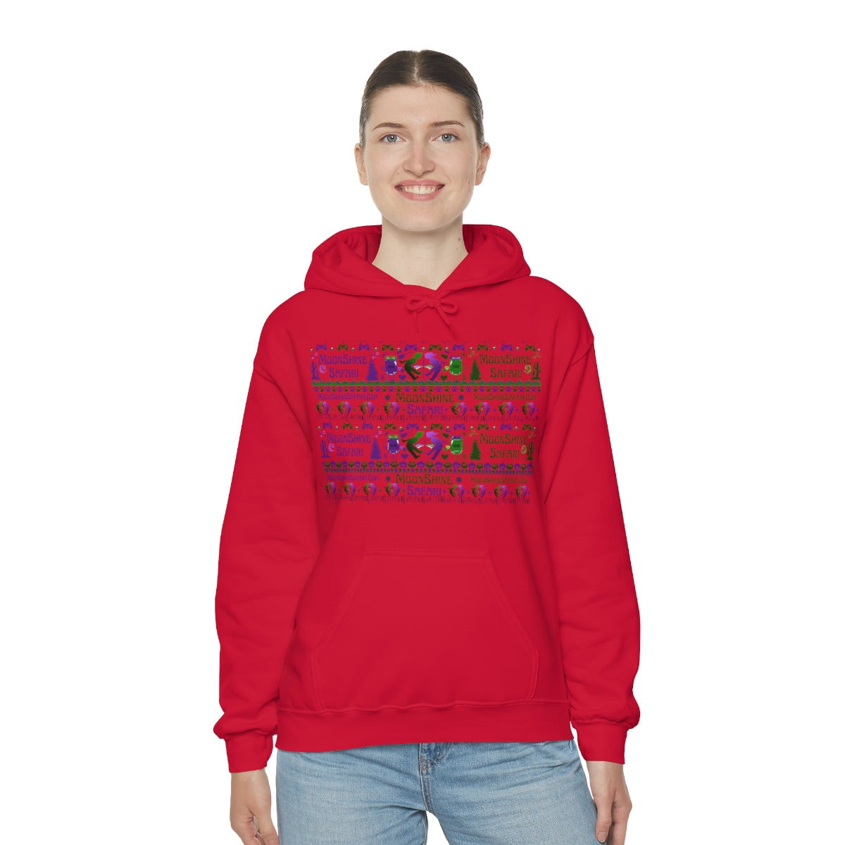 MoonShine Safari Un-holiday Unisex Heavy Blend™ Hooded Sweatshirt