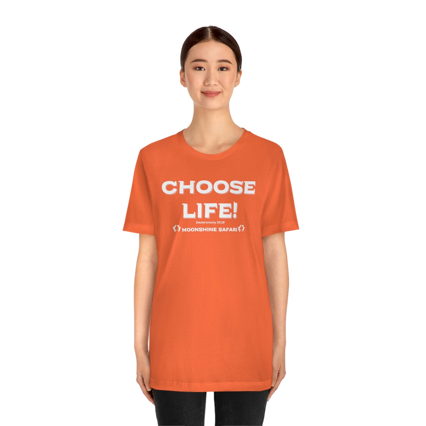 MoonShine Safari Choose Life! Unisex Jersey Short Sleeve Tee