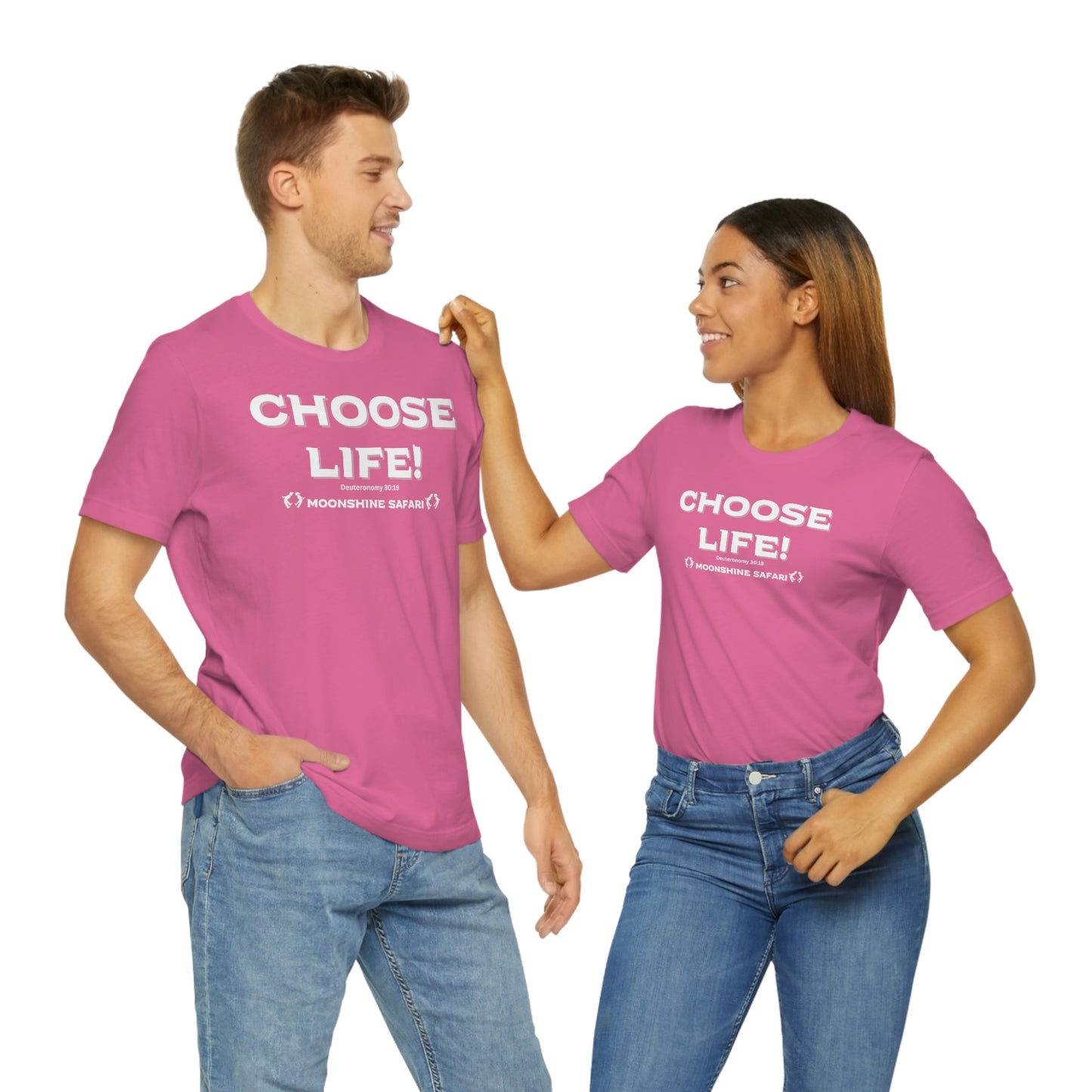 MoonShine Safari Choose Life! Unisex Jersey Short Sleeve Tee