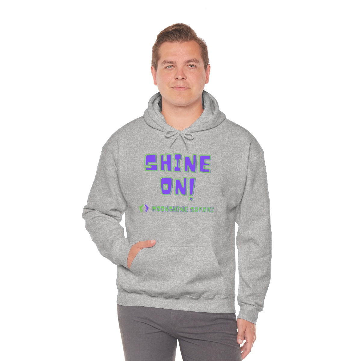 MoonShine Safari Shine On Unisex Heavy Blend™ Hooded Sweatshirt