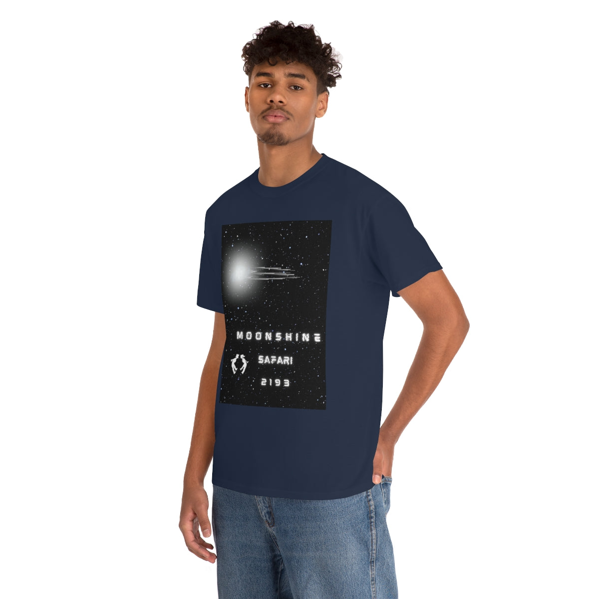 MoonShine Safari Spaceship Unisex Heavy Cotton Tee