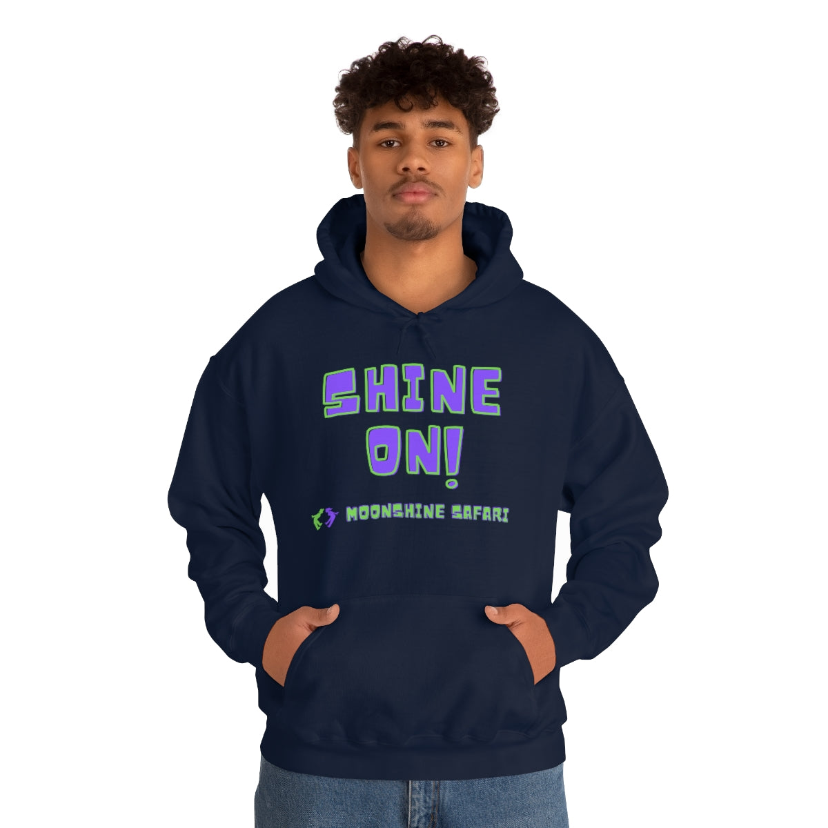 MoonShine Safari Shine On Unisex Heavy Blend™ Hooded Sweatshirt