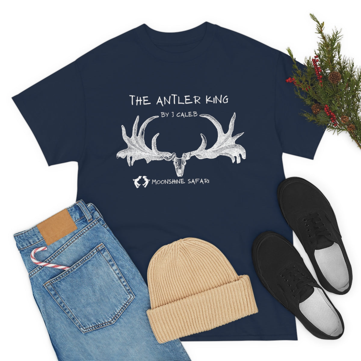 Antler King by J Caleb Unisex Heavy Cotton Tee