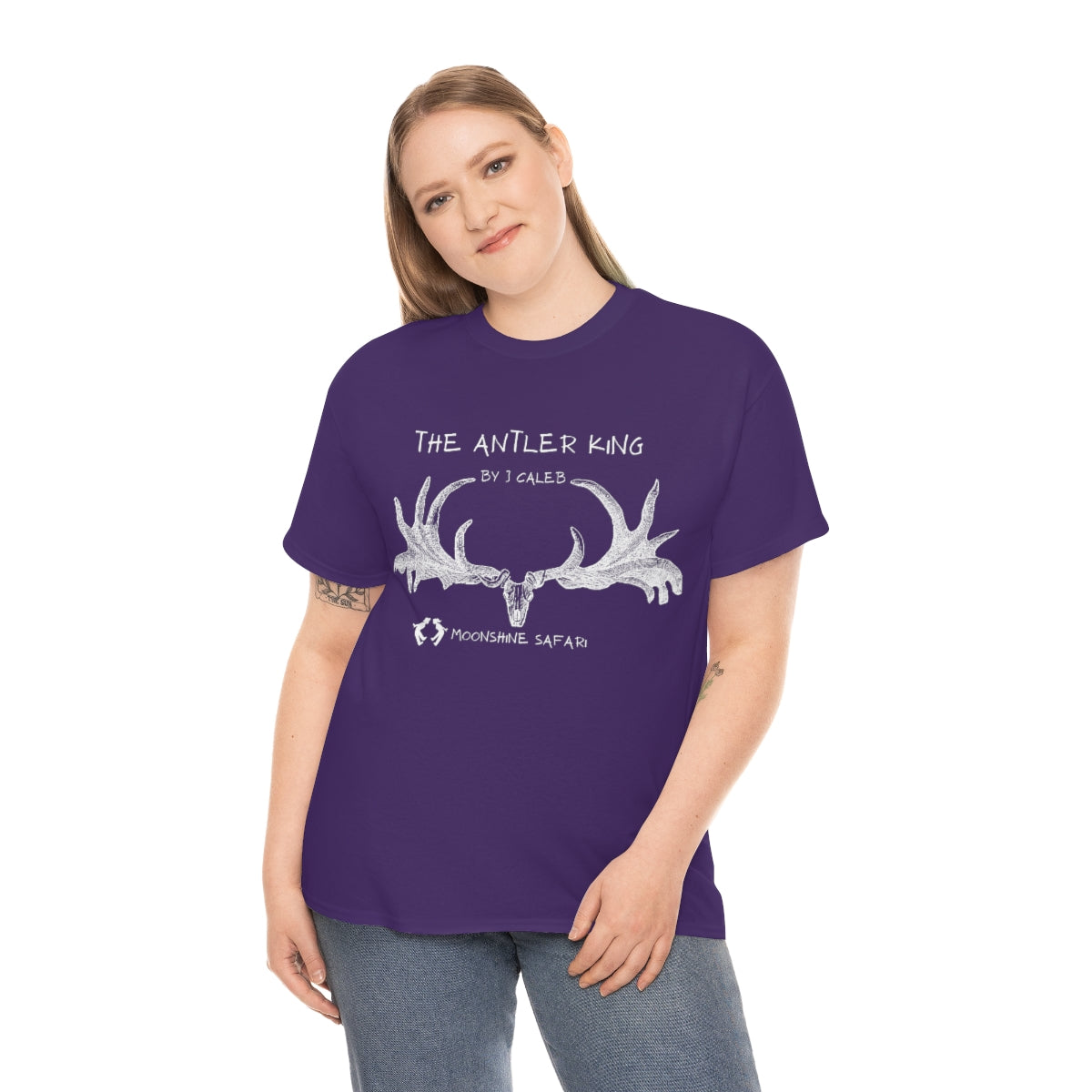 Antler King by J Caleb Unisex Heavy Cotton Tee