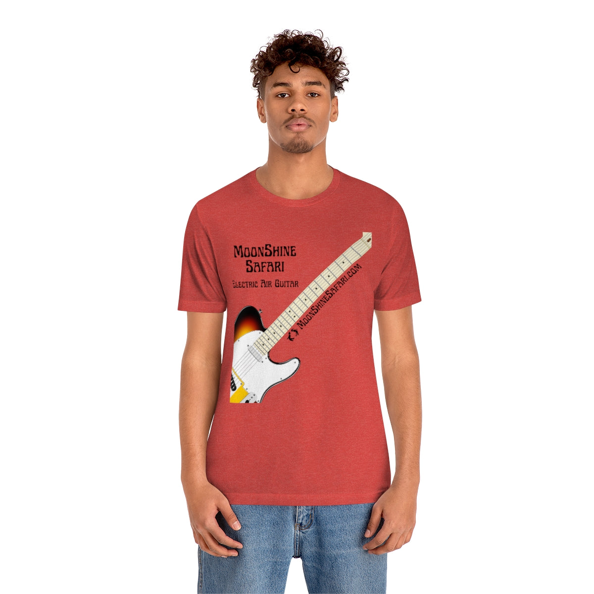 MoonShine Safari Air Electric Guitar Unisex Jersey Short Sleeve Tee