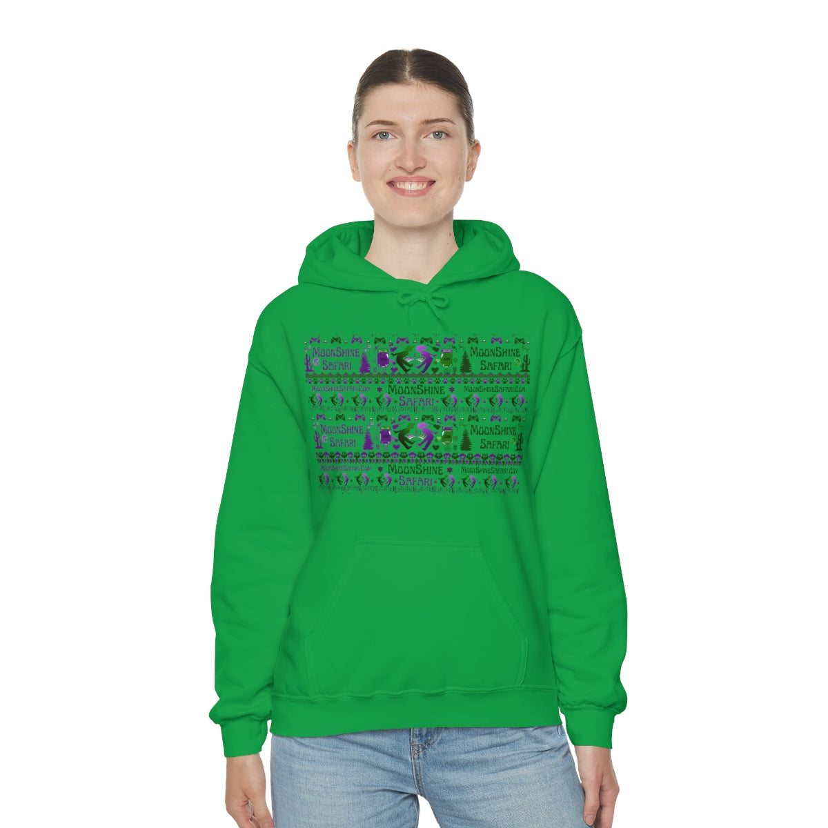 MoonShine Safari Un-holiday Unisex Heavy Blend™ Hooded Sweatshirt