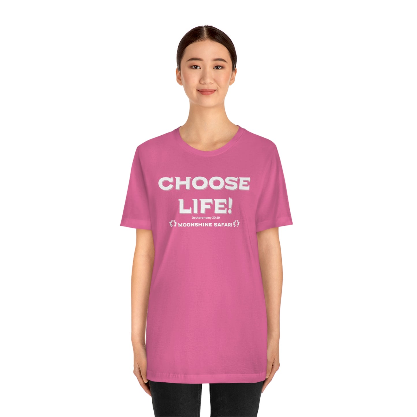 MoonShine Safari Choose Life! Unisex Jersey Short Sleeve Tee