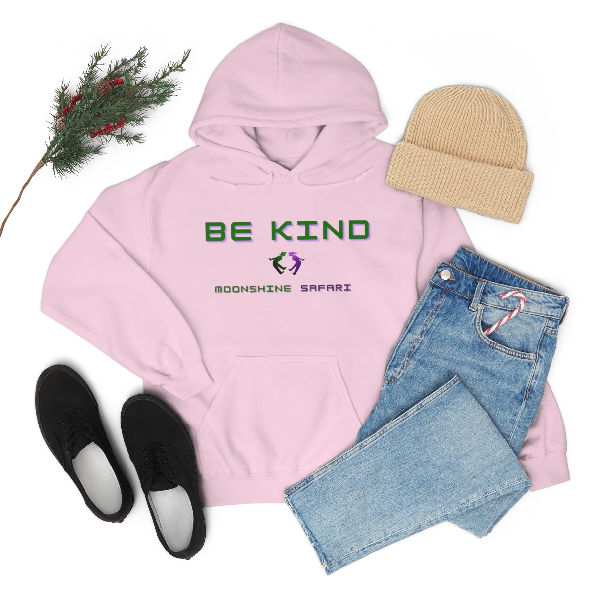 MoonShine Safari Be Kind Unisex Heavy Blend™ Hooded Sweatshirt