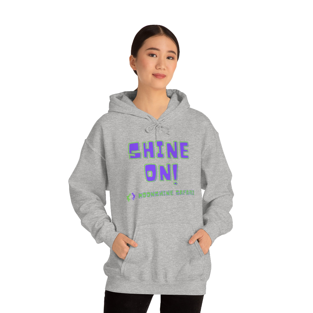 MoonShine Safari Shine On Unisex Heavy Blend™ Hooded Sweatshirt