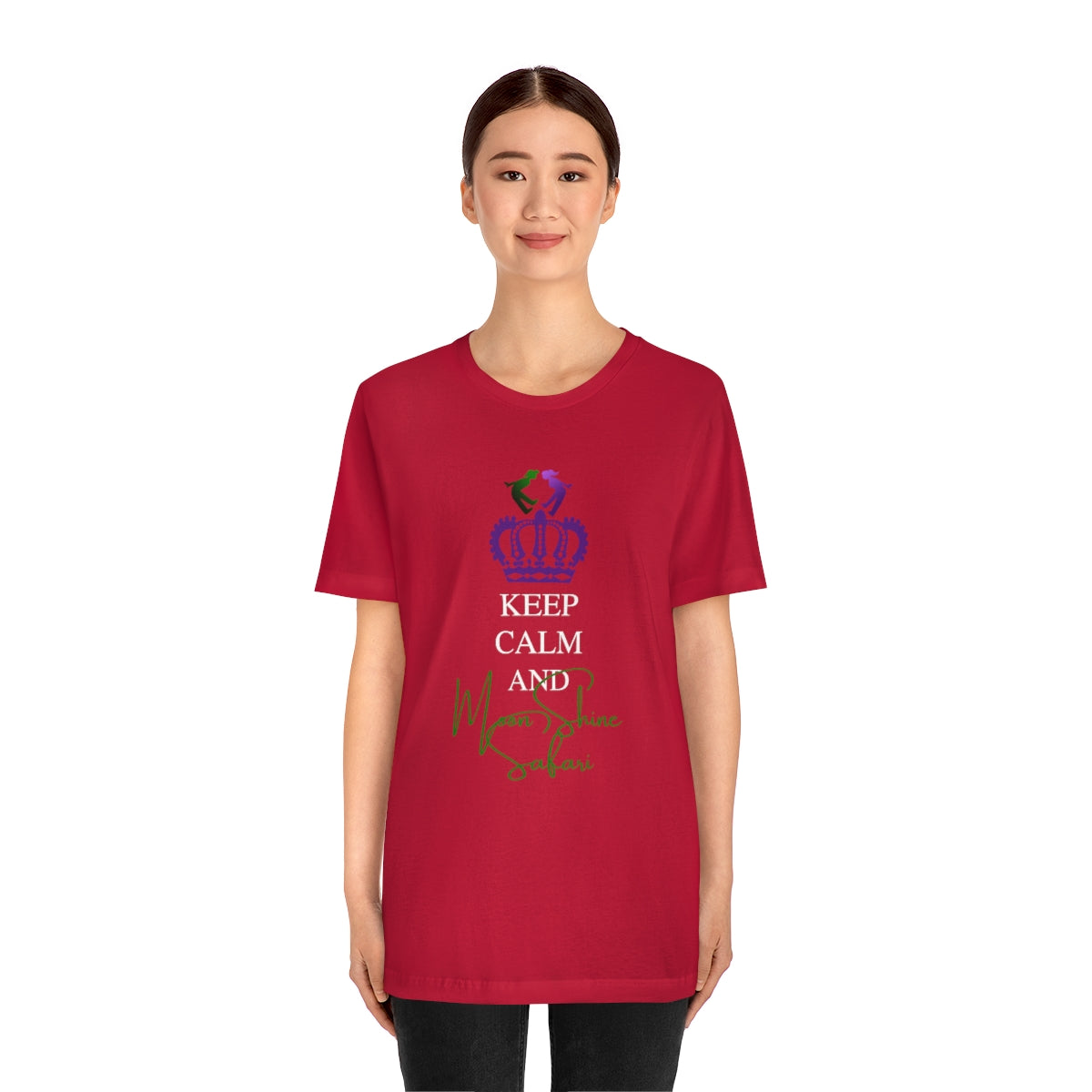 MoonShine Safari Keep Calm Unisex Jersey Short Sleeve Tee