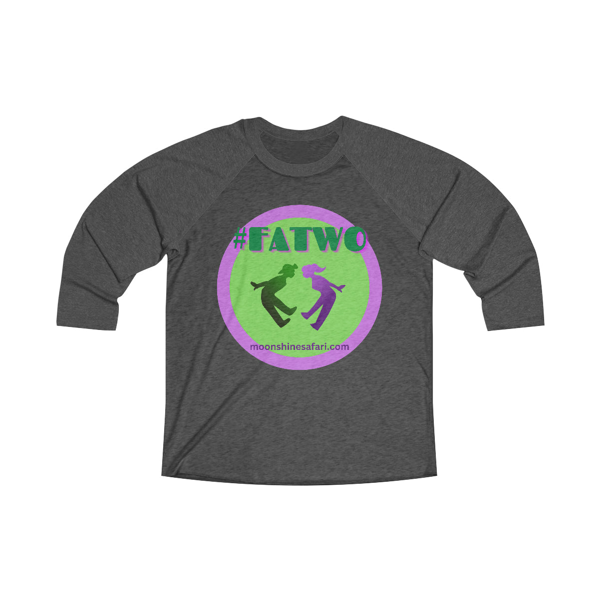 #FATWO MoonShine Safari Unisex Tri-Blend 3\4 Raglan Tee