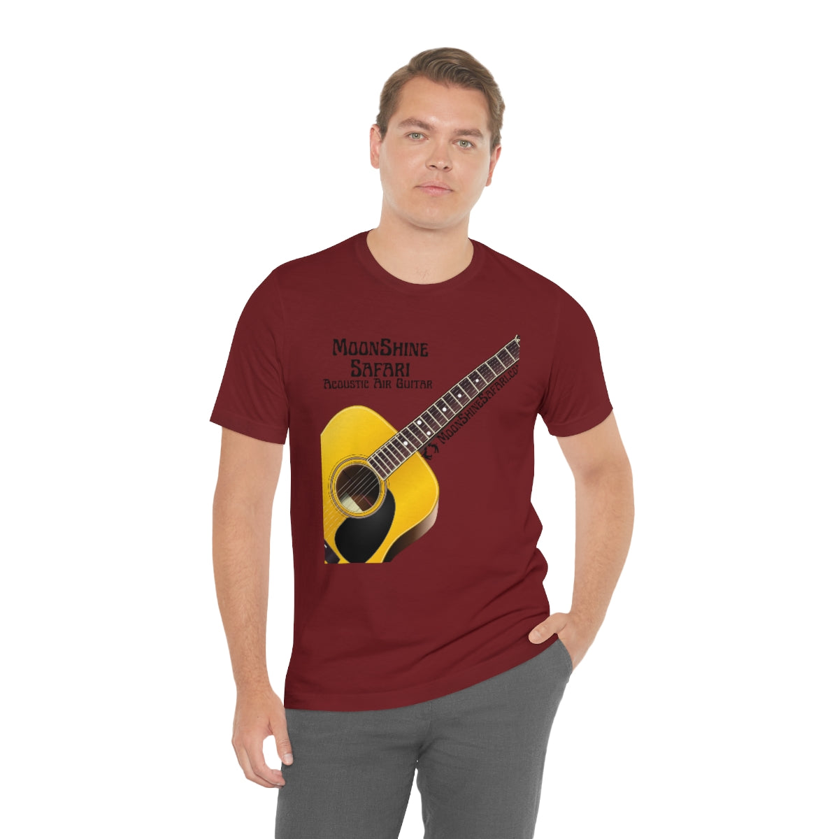 MoonShine Safari Air Acoustic Guitar Unisex Jersey Short Sleeve Tee