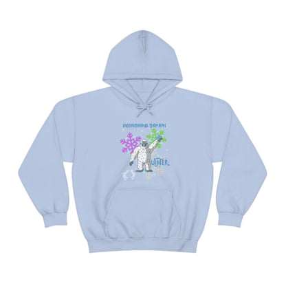 MoonShine Safari Winter Bumble Unisex Heavy Blend™ Hooded Sweatshirt