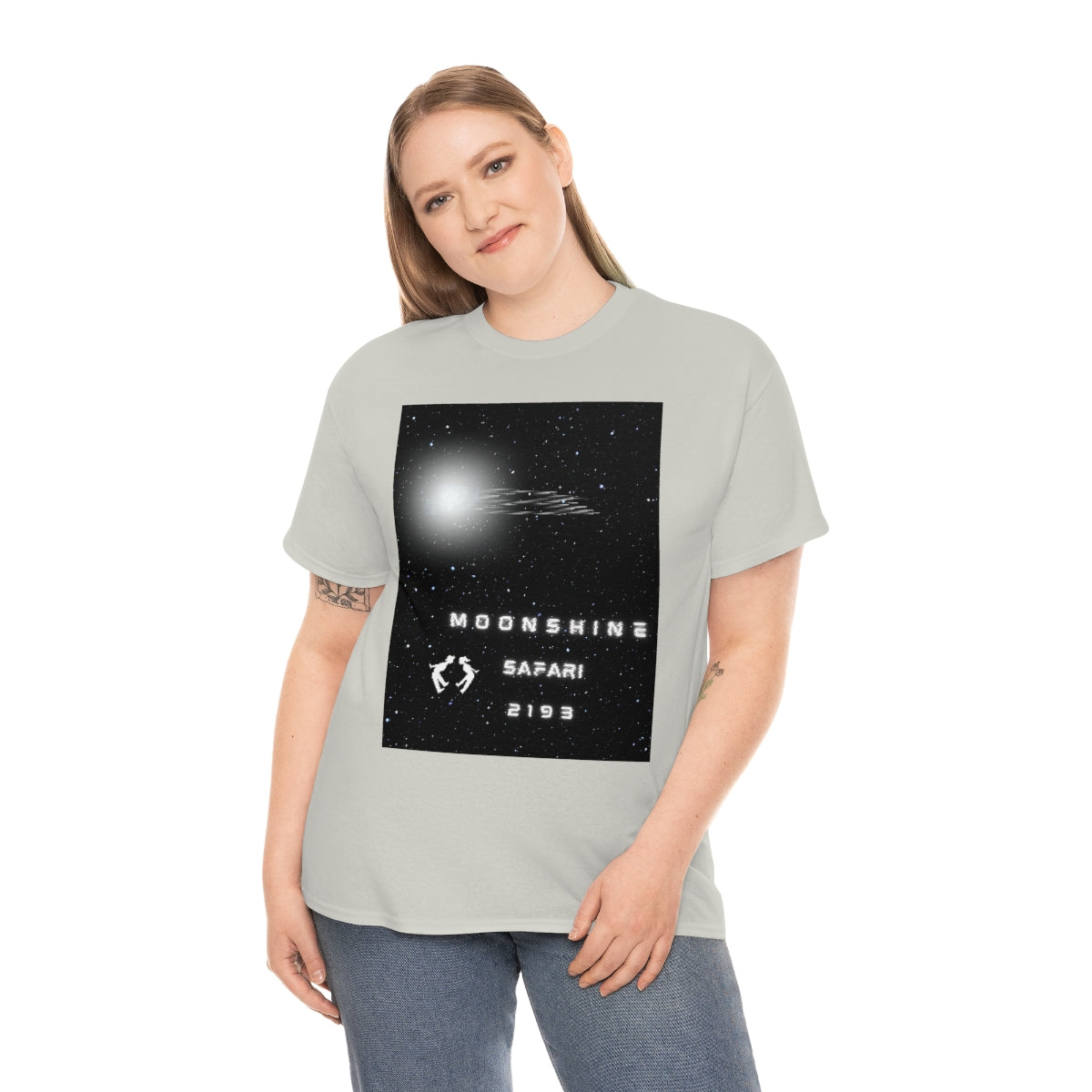 MoonShine Safari Spaceship Unisex Heavy Cotton Tee