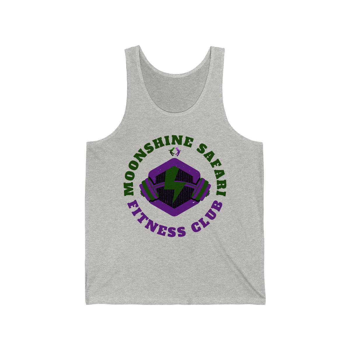 MoonShine Safari Fitness Center Unisex Jersey Tank