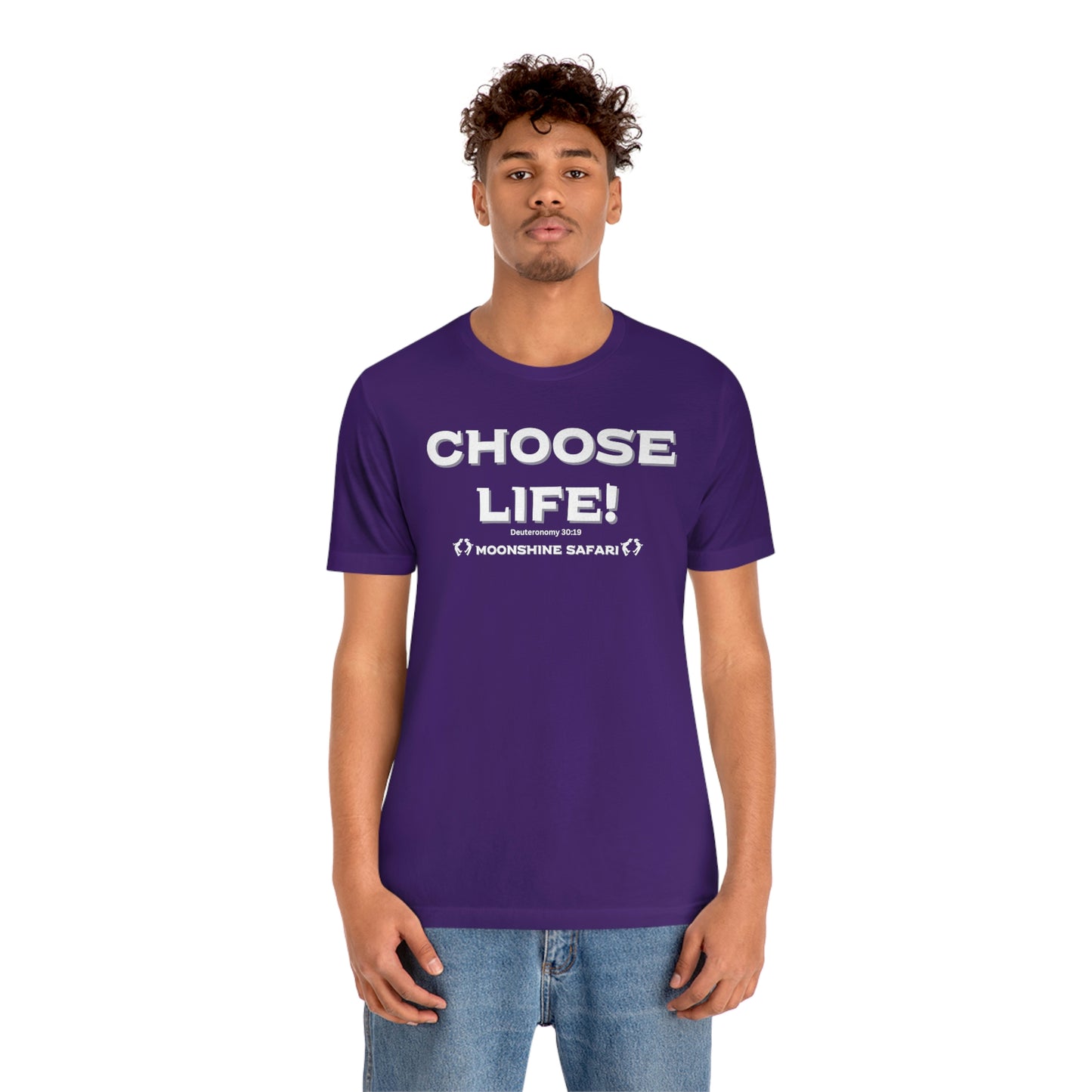 MoonShine Safari Choose Life! Unisex Jersey Short Sleeve Tee