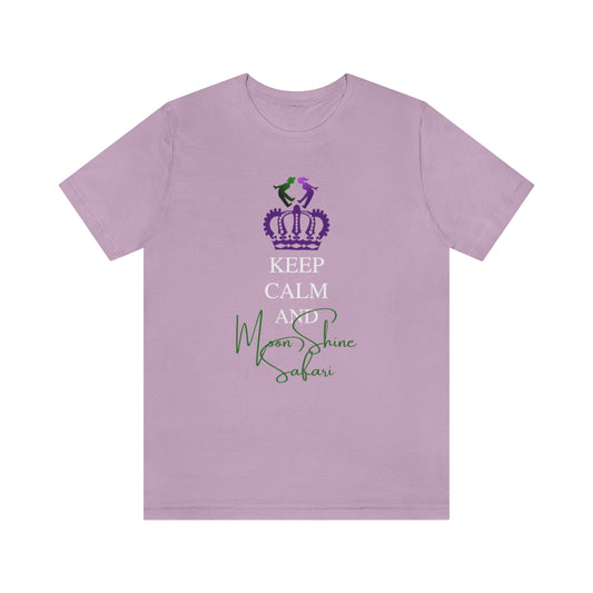 MoonShine Safari Keep Calm Unisex Jersey Short Sleeve Tee