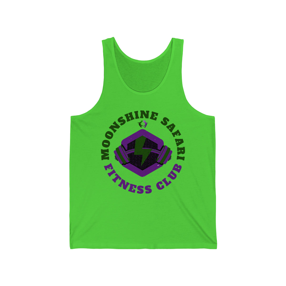 MoonShine Safari Fitness Center Unisex Jersey Tank