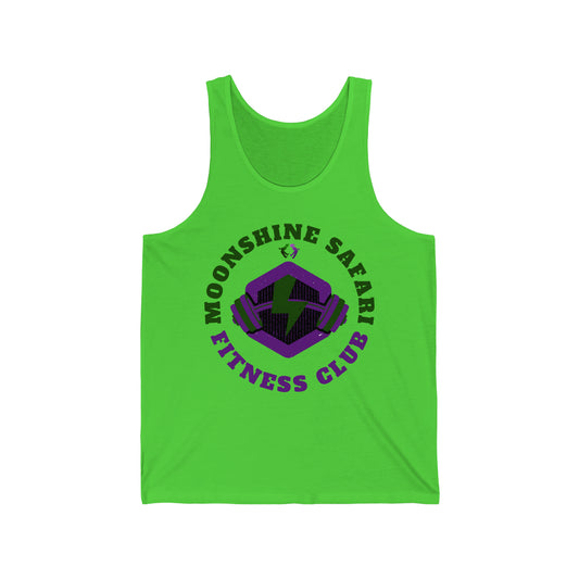 MoonShine Safari Fitness Center Unisex Jersey Tank