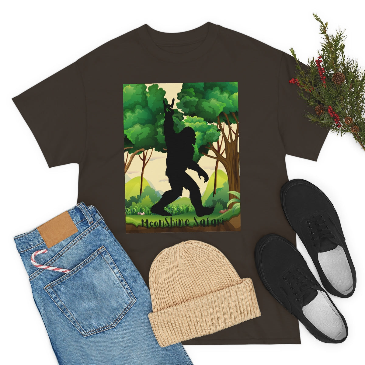 MoonShine Safari Squatch Unisex Heavy Cotton Tee