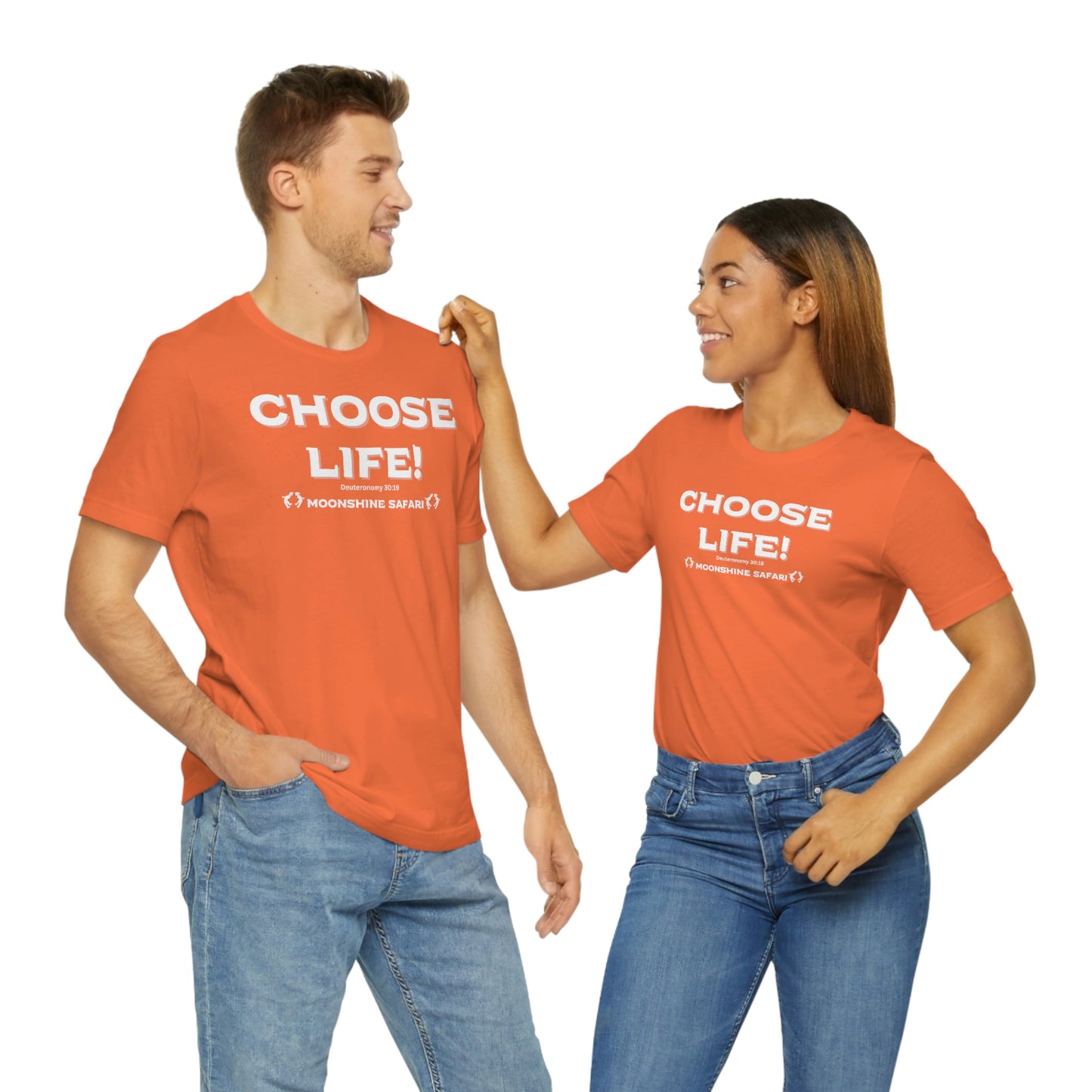 MoonShine Safari Choose Life! Unisex Jersey Short Sleeve Tee