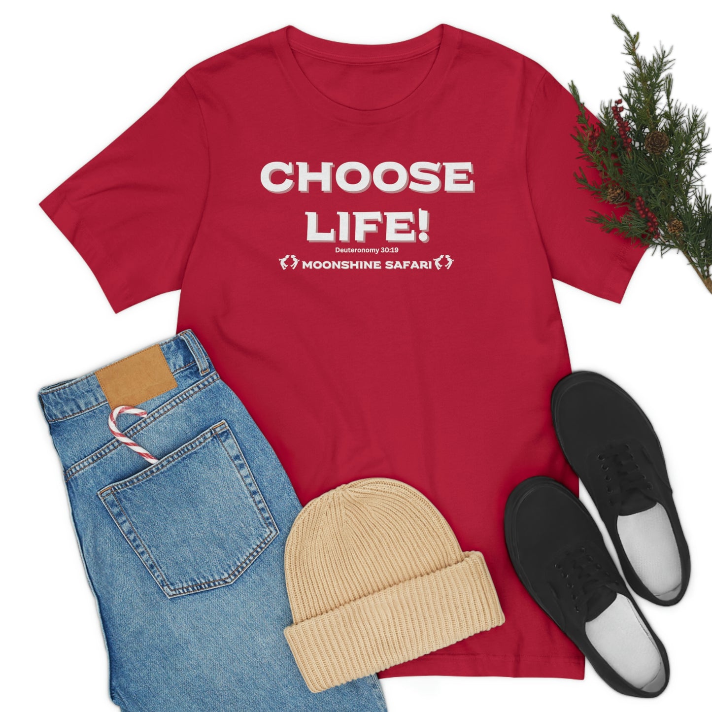 MoonShine Safari Choose Life! Unisex Jersey Short Sleeve Tee