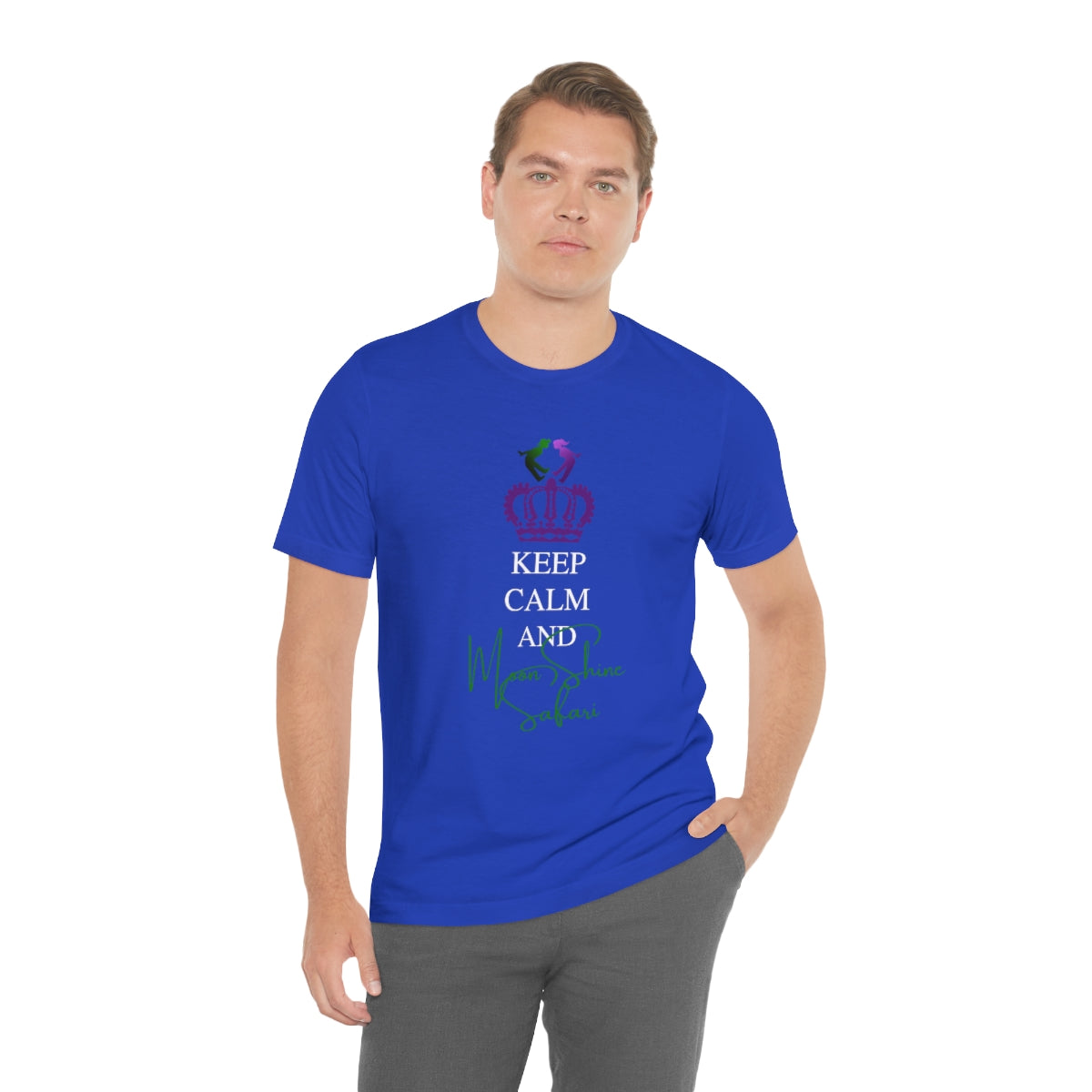 MoonShine Safari Keep Calm Unisex Jersey Short Sleeve Tee