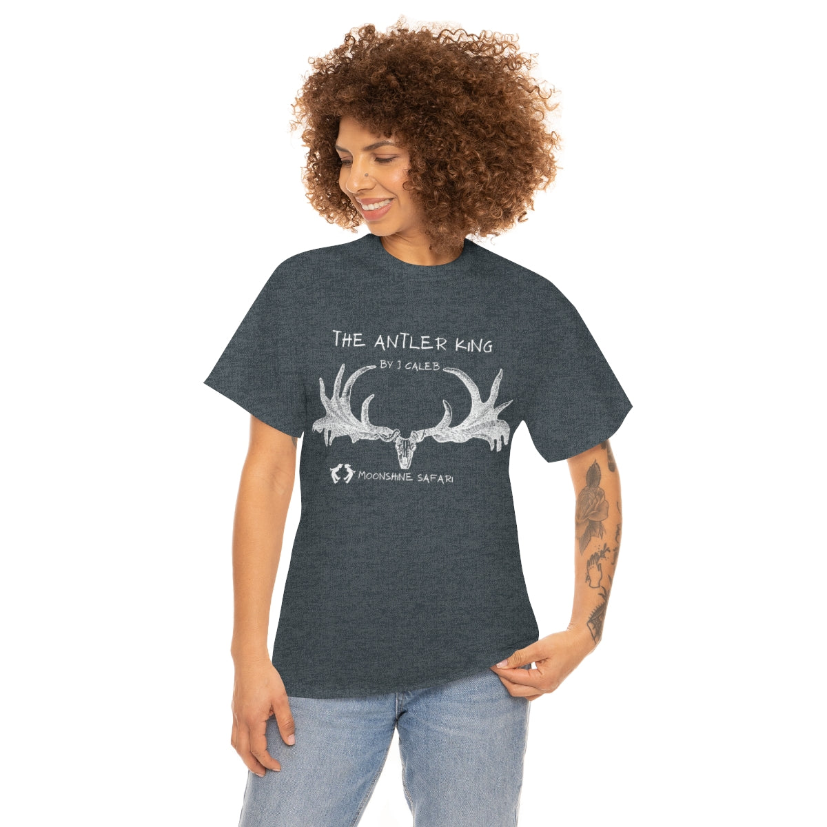 Antler King by J Caleb Unisex Heavy Cotton Tee