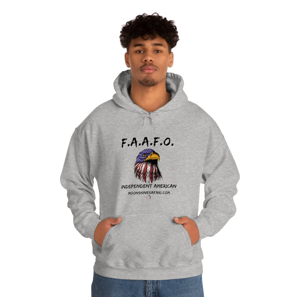 MoonShine Safari F.A.A.F.O. Unisex Heavy Blend™ Hooded Sweatshirt