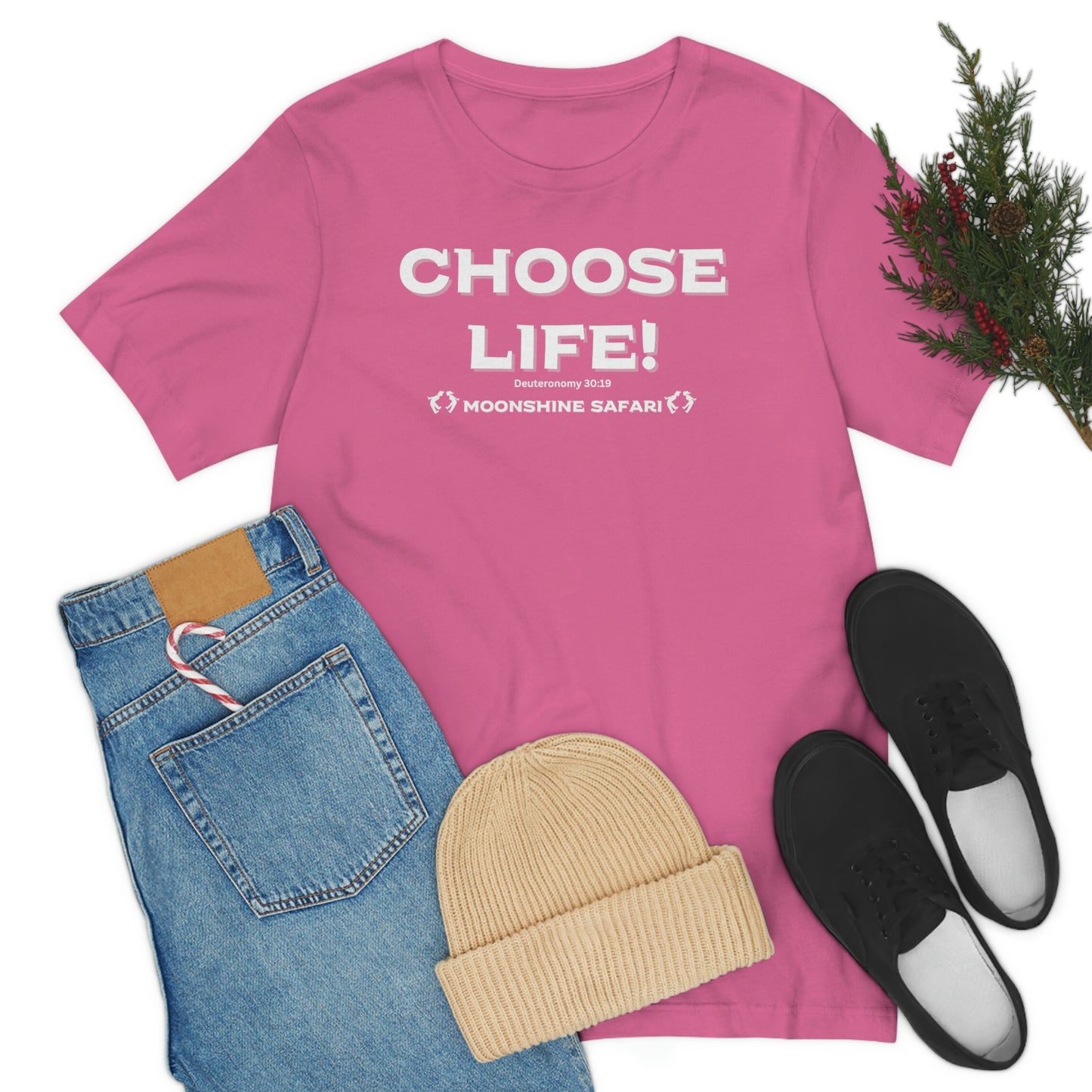 MoonShine Safari Choose Life! Unisex Jersey Short Sleeve Tee