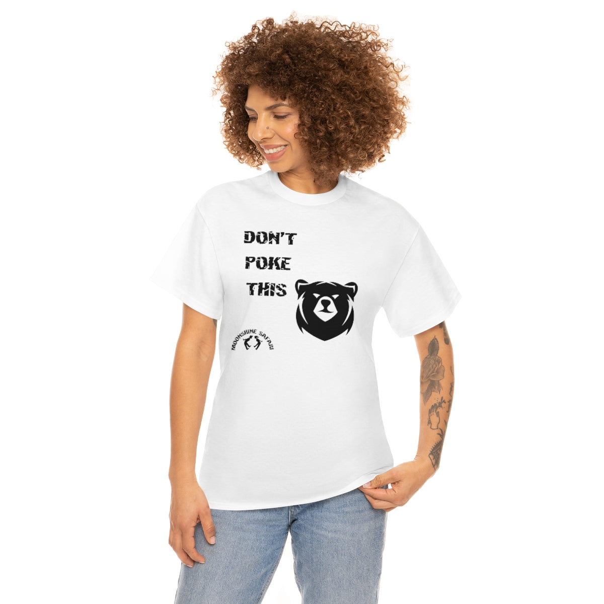 MoonShine Safari Dont Poke Unisex Heavy Cotton Tee