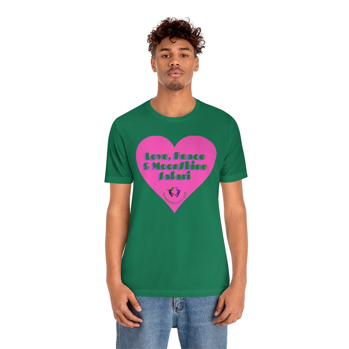 MoonShine Safari Love Peace Unisex Jersey Short Sleeve Tee