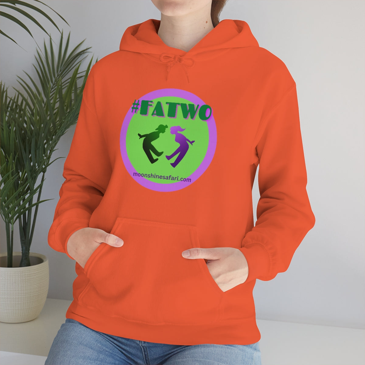 #FATWO MoonShine Safari Unisex Heavy Blend™ Hooded Sweatshirt