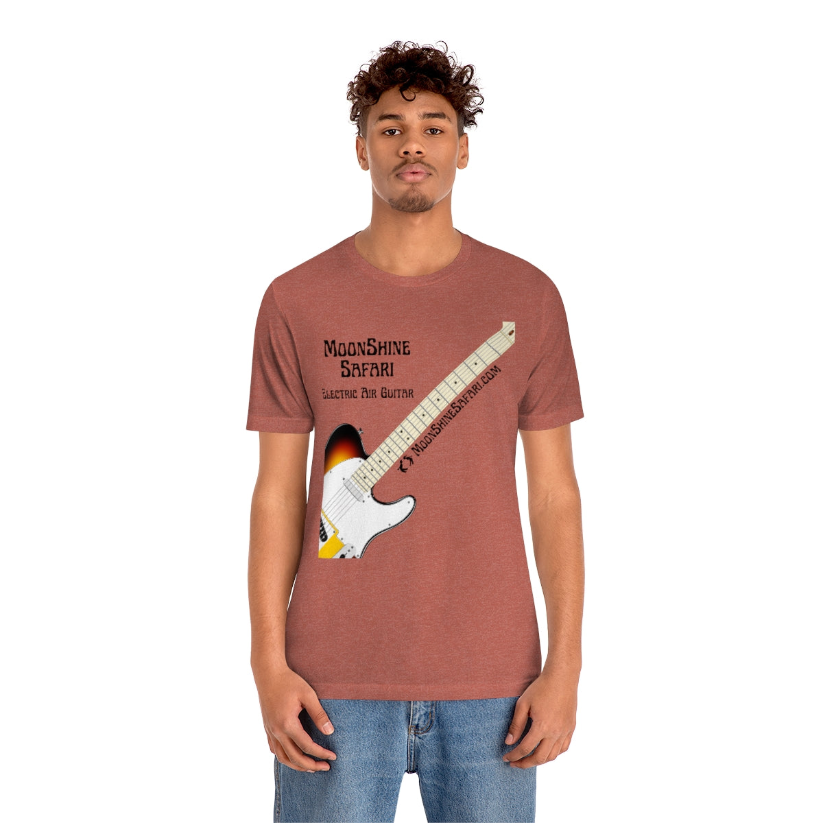 MoonShine Safari Air Electric Guitar Unisex Jersey Short Sleeve Tee