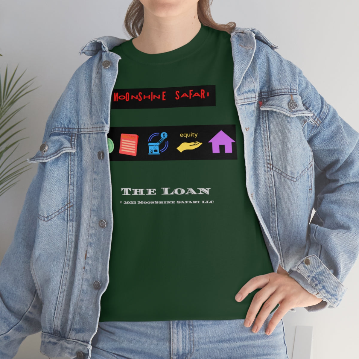 MoonShine Safari The Loan single Unisex Heavy Cotton Tee