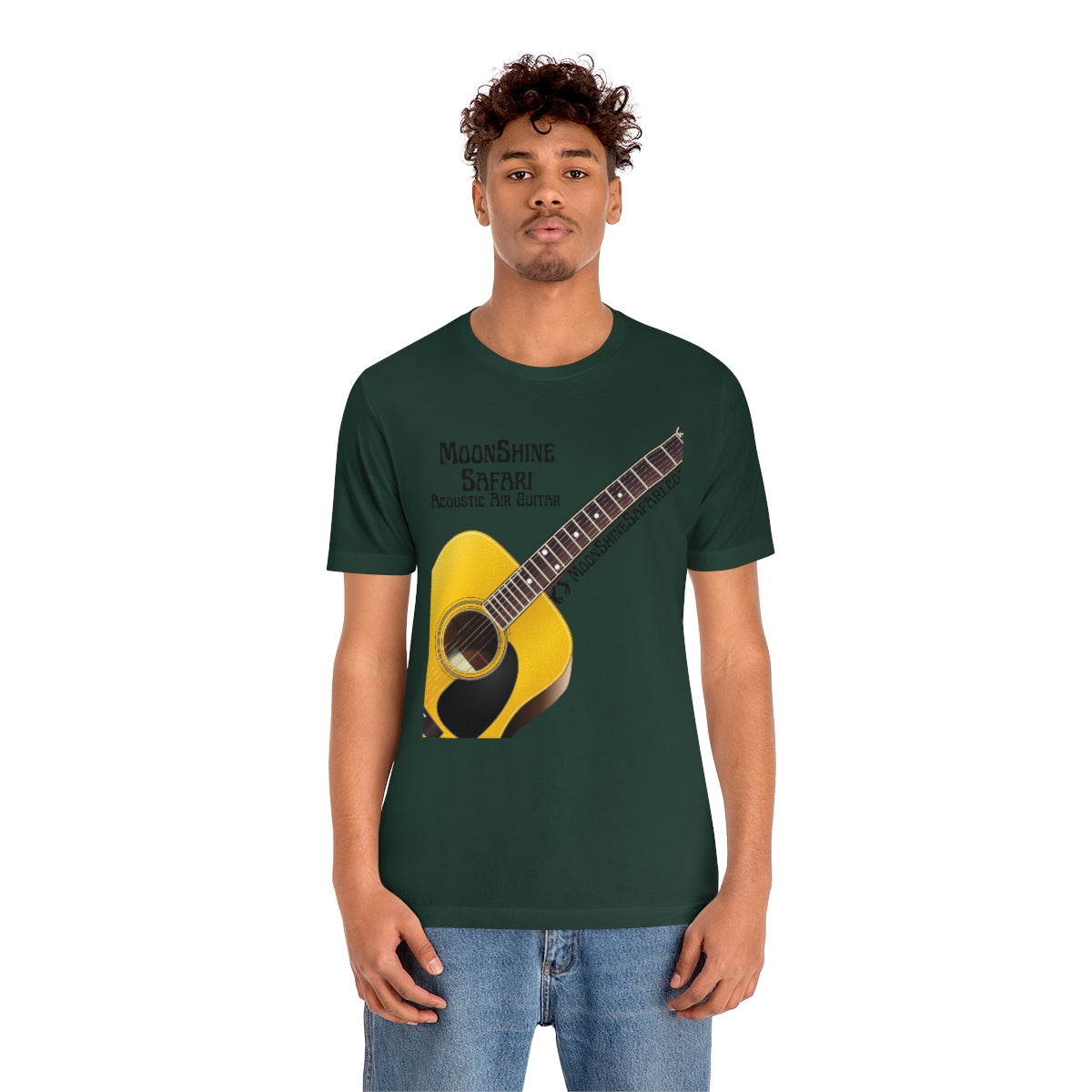 MoonShine Safari Air Acoustic Guitar Unisex Jersey Short Sleeve Tee