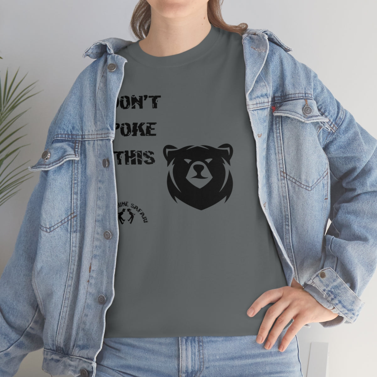 MoonShine Safari Dont Poke Unisex Heavy Cotton Tee