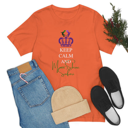 MoonShine Safari Keep Calm Unisex Jersey Short Sleeve Tee